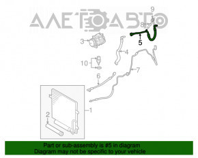 Radiatorul compresorului de aer condiționat pentru Mercedes W211 E550