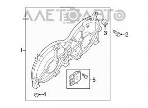 Ventilatorul de răcire a computerului Nissan Pathfinder 13-20