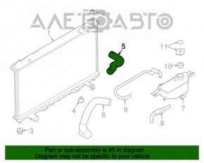 Tubul de răcire superior pentru Infiniti Q50 14- 3.7, 3.5