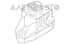 Pernele cutiei de viteze automate stânga Hyundai Tucson 16-20 2.0 2.4 awd