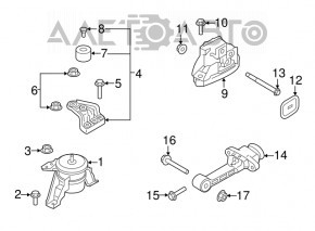 Perna motor os Hyundai Tucson 16-20 2.0 noua OEM originala