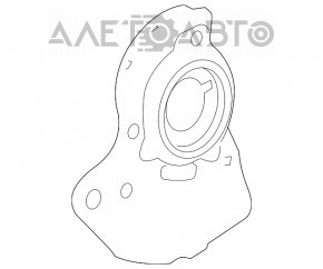 Capac disc de frână față stânga Mercedes W221 FWD