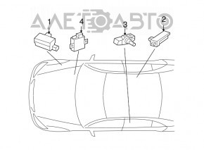 Calculatorul de control al presiunii în anvelope pentru Mercedes W221