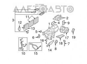 Motorul ventilatorului de încălzire pentru Mercedes W221