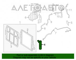 Осушитель кондиционера Mercedes W221