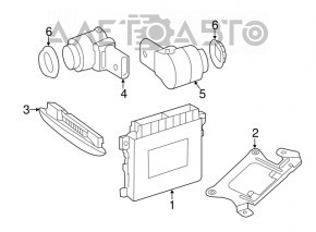 Controlul parcare pentru Mercedes W221