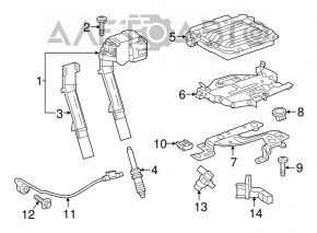 Bobina de aprindere Infiniti QX30 17-