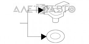 Senzorul de presiune din colectorul de admisie al Subaru XV Crosstrek 13-17