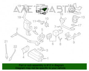 Датчик абсолютного давления map sensor Subaru Legacy 15-19