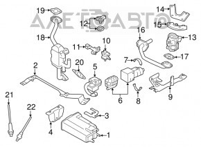 Датчик абсолютного давления map sensor Subaru Legacy 15-19