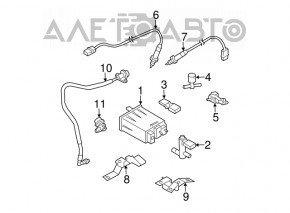 Regulatorul de presiune a combustibilului stânga pentru Infiniti FX35 03-08.