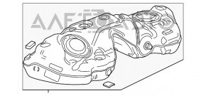 Rezervorul de combustibil Cadillac CTS 14-