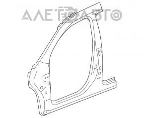 Aripa spate dreapta a un sfert de GMC Terrain 10-17, argintie GWT.