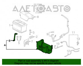 Palet pentru baterie Chevrolet Malibu 13-15