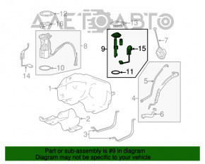 Датчик уровня топлива GMC Terrain 10-17