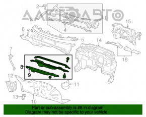 Placa de ștergătoare Chevrolet Volt 11-15