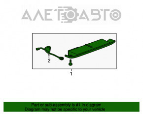 Semnal de stop pentru Chevrolet Volt 11-15 în spoiler