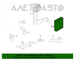 Blocul ECU al motorului Subaru Outback 10-14 2.5