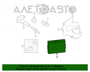 Modulul ECU al motorului Subaru XV Crosstrek 13-17