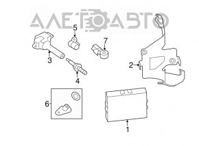 Modulul ECU al motorului Subaru XV Crosstrek 13-17