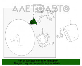 Butoanele de control de pe volanul stâng al GMC Terrain 10-17.