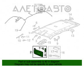 Козырек правый GMC Terrain 10-17