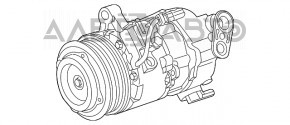 Компрессор кондиционера Cadillac CTS 14- 3.6 447280-9680