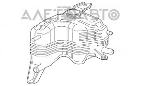 Rezervor de expansiune pentru răcirea Chevrolet Volt 11-15, fără capac