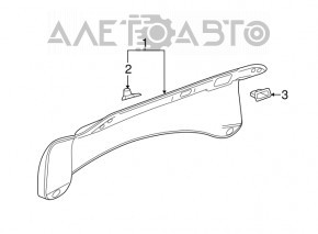 Capacul portbagajului Cadillac ATS 13 - negru