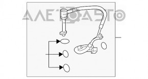 Bobina de aer condiționat condensator-compresor Chevrolet Malibu 13-15 2.4 hibrid