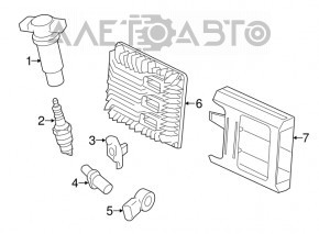 Suport ECU Chevrolet Malibu 13-15