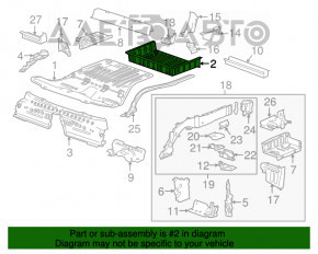 Capacul portbagajului Cadillac ATS 13 - alb