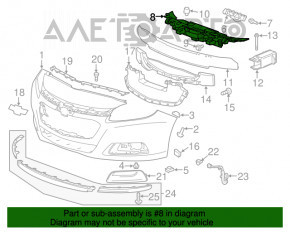 Capacul televizorului Chevrolet Malibu 13-15