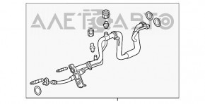 Tubul de aer condiționat al compresorului de încălzire al celui de-al doilea Cadillac ATS 13- 2.0T 2.5