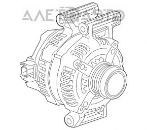 Generatorul Cadillac ATS 13- 2.0 2.5 are un cip defect.