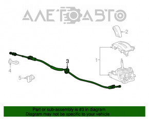 Трос коробки передач Chevrolet Volt 11-15