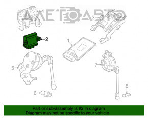 LAMPS CONTROL MODULE Cadillac CTS 14-