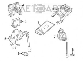 LAMPS CONTROL MODULE Cadillac CTS 14-