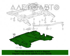 Protecția motorului Cadillac ATS 13- rwd