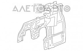 Protecție motor arc lateral dreapta Cadillac ATS 13-14 rwd