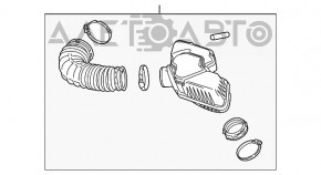 Conductă de aer către filtrul de aer pentru Chevrolet Malibu 13-15 hibrid.