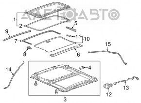 Geamul panoramic al Cadillac ATS 13-