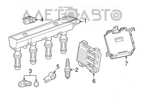 Кронштейн ECU Chevrolet Volt 14-15 новый OEM оригинал