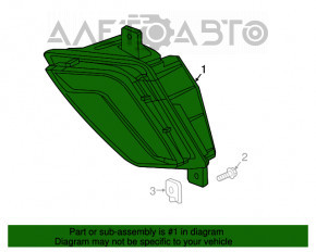 Luminile de zi cu zi DRL corecte pentru Chevrolet Volt 16-