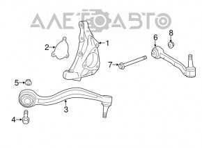 Capacul frontal dreapta Chevrolet Camaro 16-