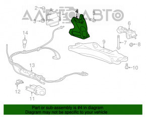 Кронштейн двигателя левый Chevrolet Camaro 16- 2.0T