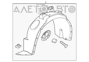 Aripa fata dreapta GMC Terrain 14-17