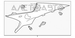 Capac spate dreapta Cadillac CTS 14- bej