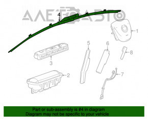 Perna de aerbag laterală stângă pentru Cadillac ATS 13-