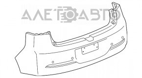 Бампер задний в сборе Chevrolet Volt 11-15 с парктр, с фонарем